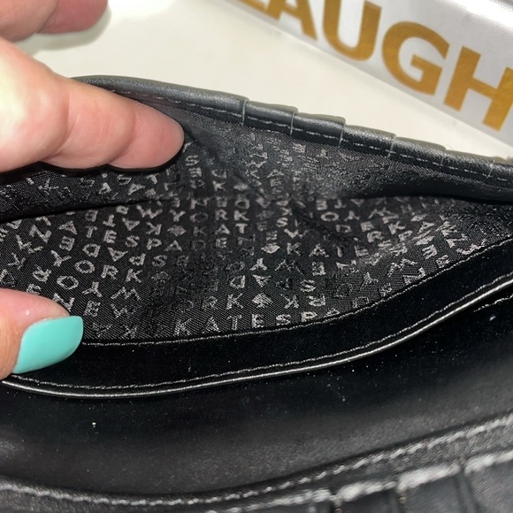 Kate Spade New York Grand Street Colorblock Stacy Wallet Warm Beige/Black - Picture 11 of 14